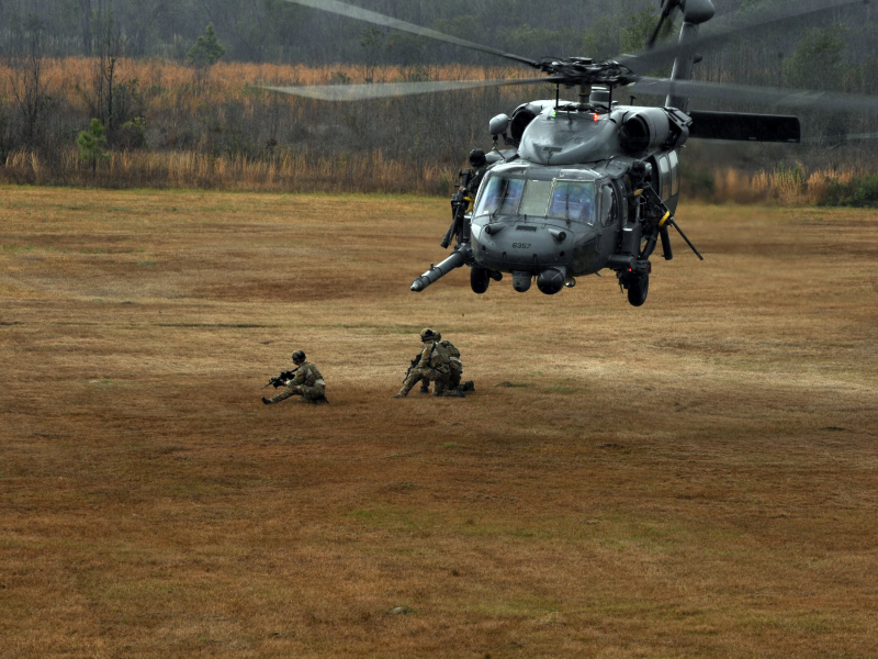  высадка десанта, hh-60g, pave hawk, ввс сша, вертолет