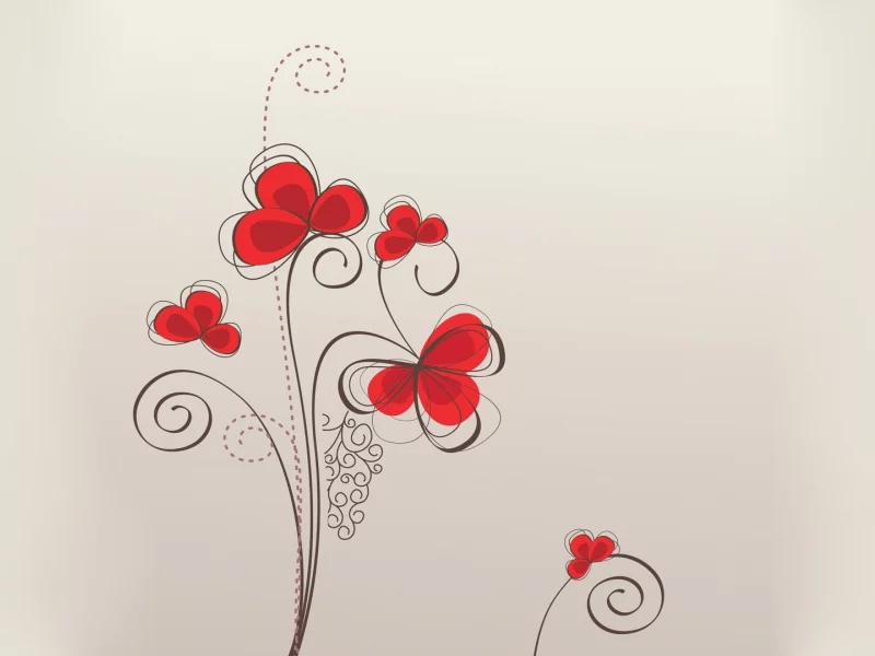 красный, текстура, узоры, цветы, wallpapers, фон