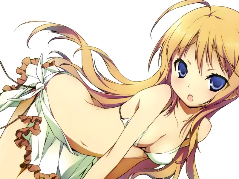 грудь, mayo chiki, konoe subaru, купальник, попка, девушка, аниме