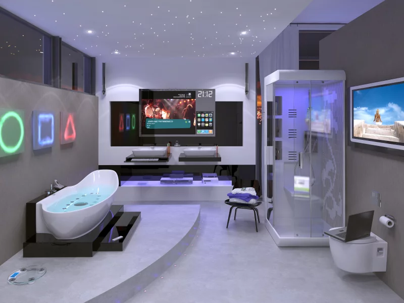 ванна, interior, future, комнаиа, design, интерьер, ванная