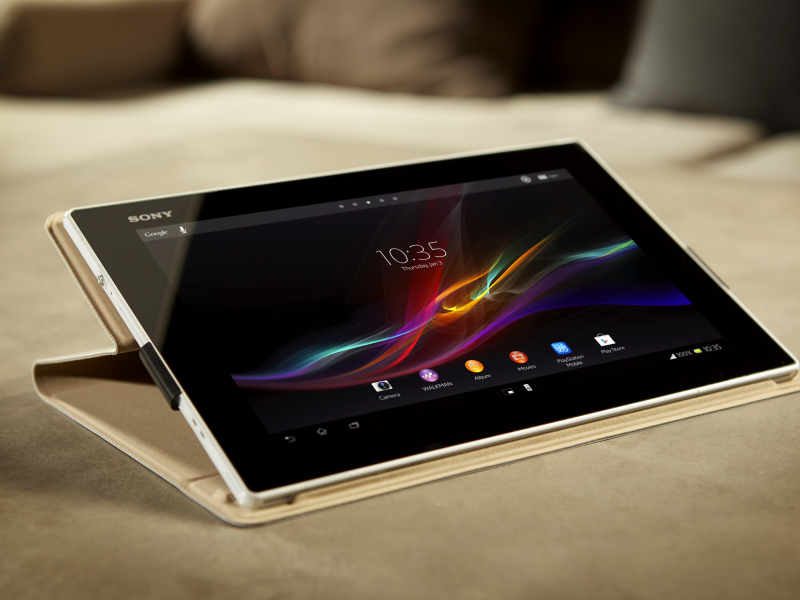 xperia tablet z, android, стильный, sony, планшет, таблетка