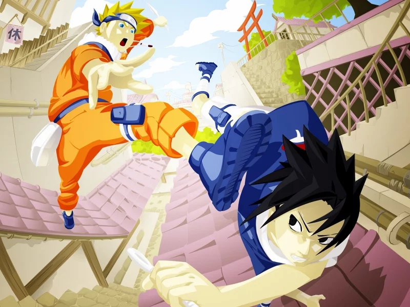 аниме, наруто, узумаки наруто, naruto, учиха саске