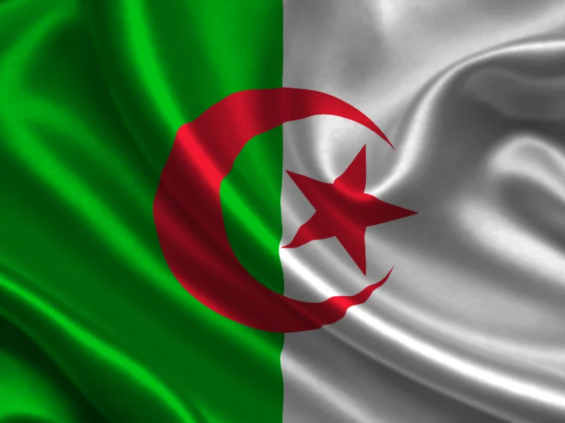 флаг, алжир, algeria