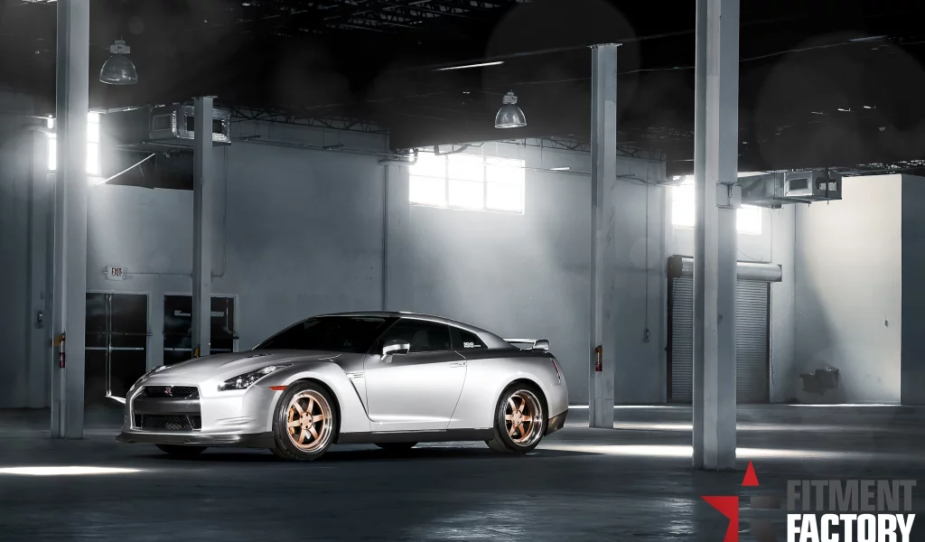 fitment factory, silvery, передняя часть, nissan, ниссан, gt-r, серебристый