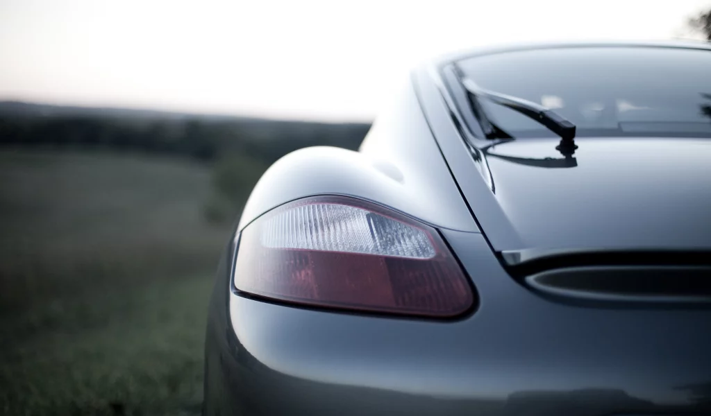 porsche, зад, cayman, фара