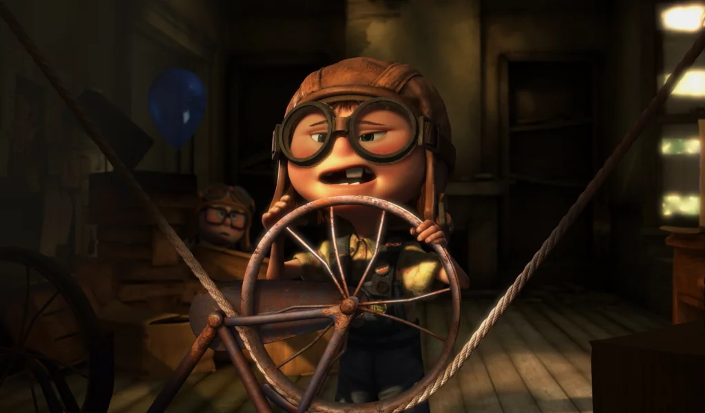 мультфильм, up, элли, pixar, вверх