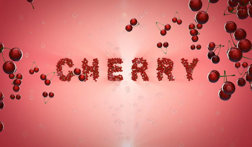 cherry, вишня, много