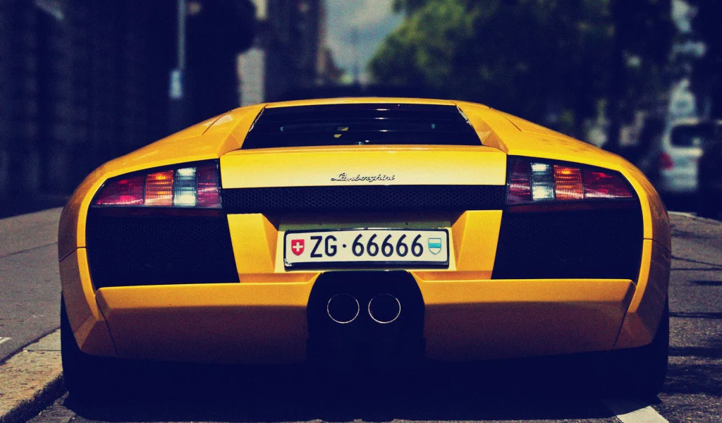 номер, lamborghini, murcielago