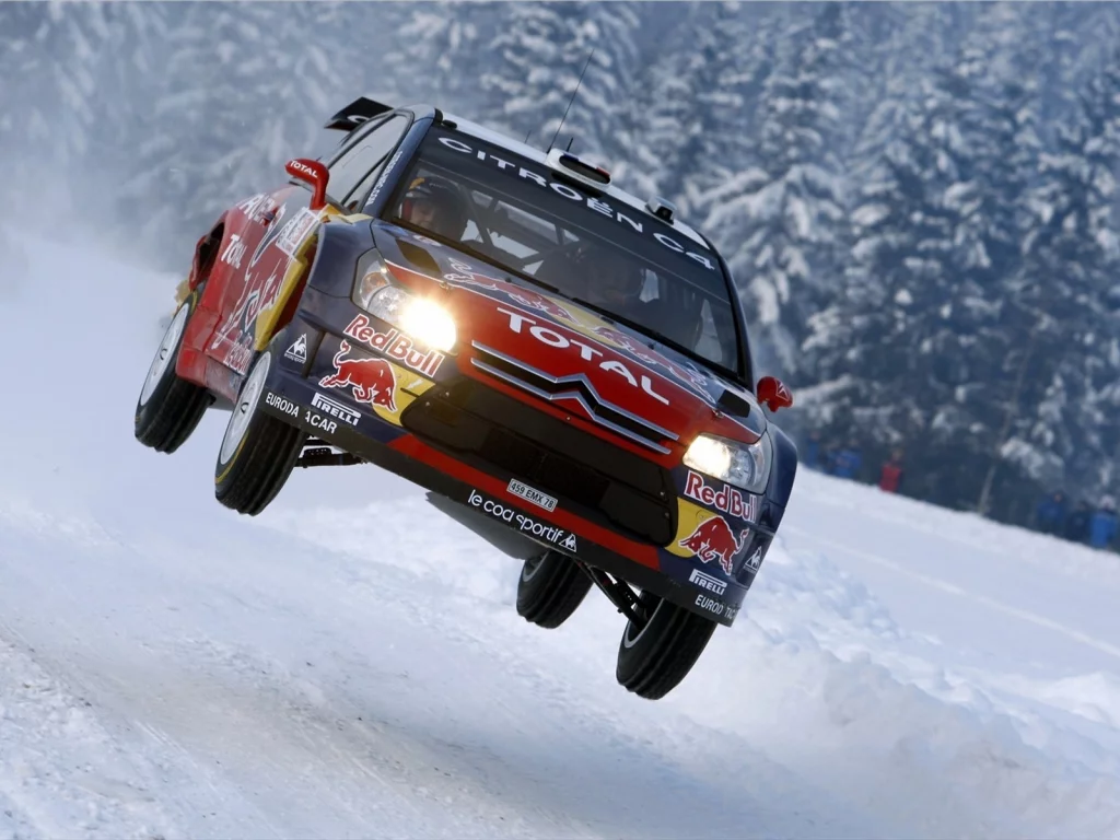 ралли, in the air, 4 ввоздух, зима, citroen