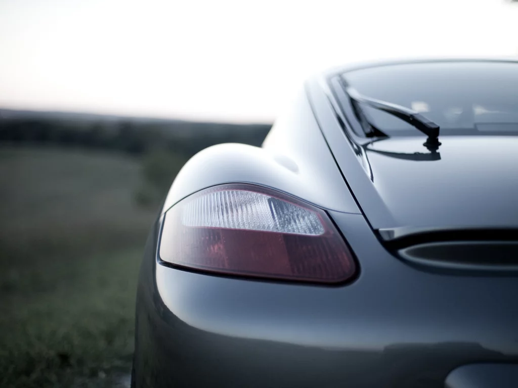 porsche, зад, cayman, фара