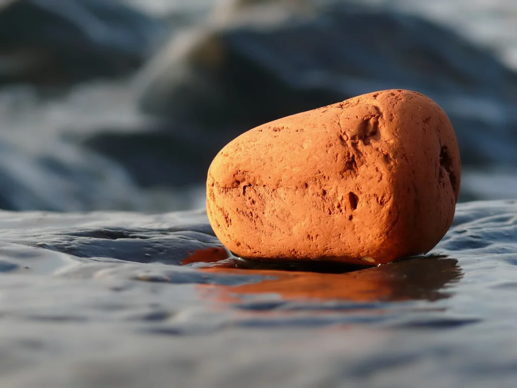 камень, мокрый, вода