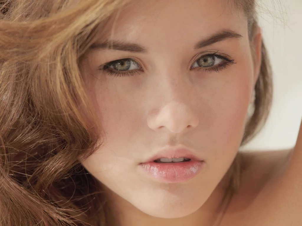 взгляд, губы, shyla jennings, лицо