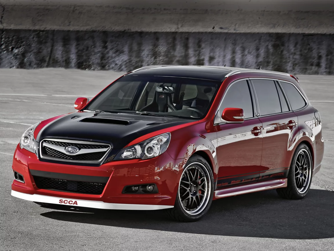 concept, subaru, red, wagon, legacy, gtk