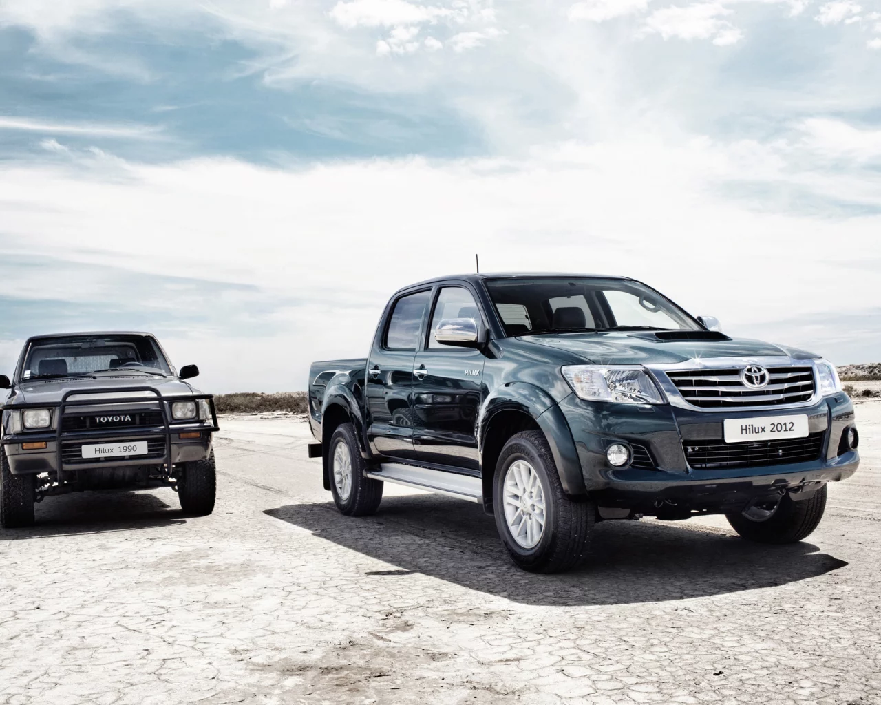 тойота, hilux, пикап, toyota, хайлюкс, старый и новый