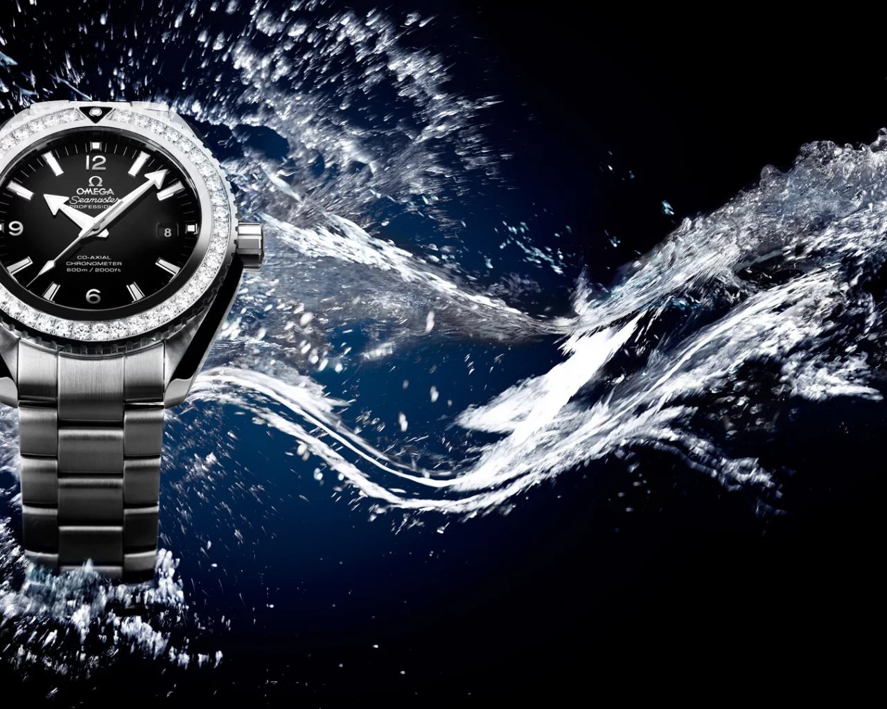 часы, omega, вода, professional, seamaster