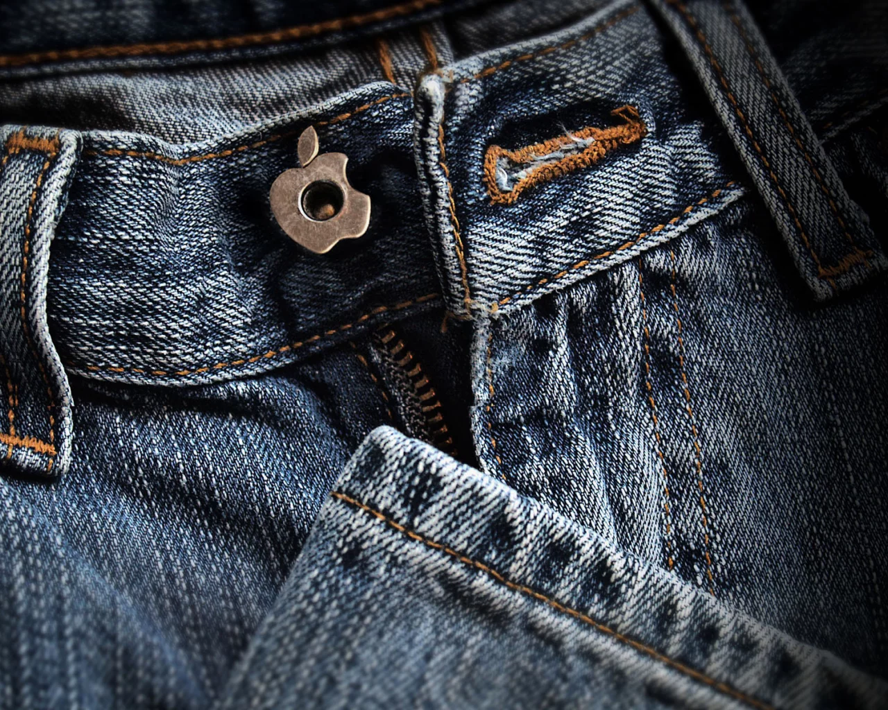 брэнд, кнопка, джинсы, jeans, logo, креатив, apple, creativ, макро