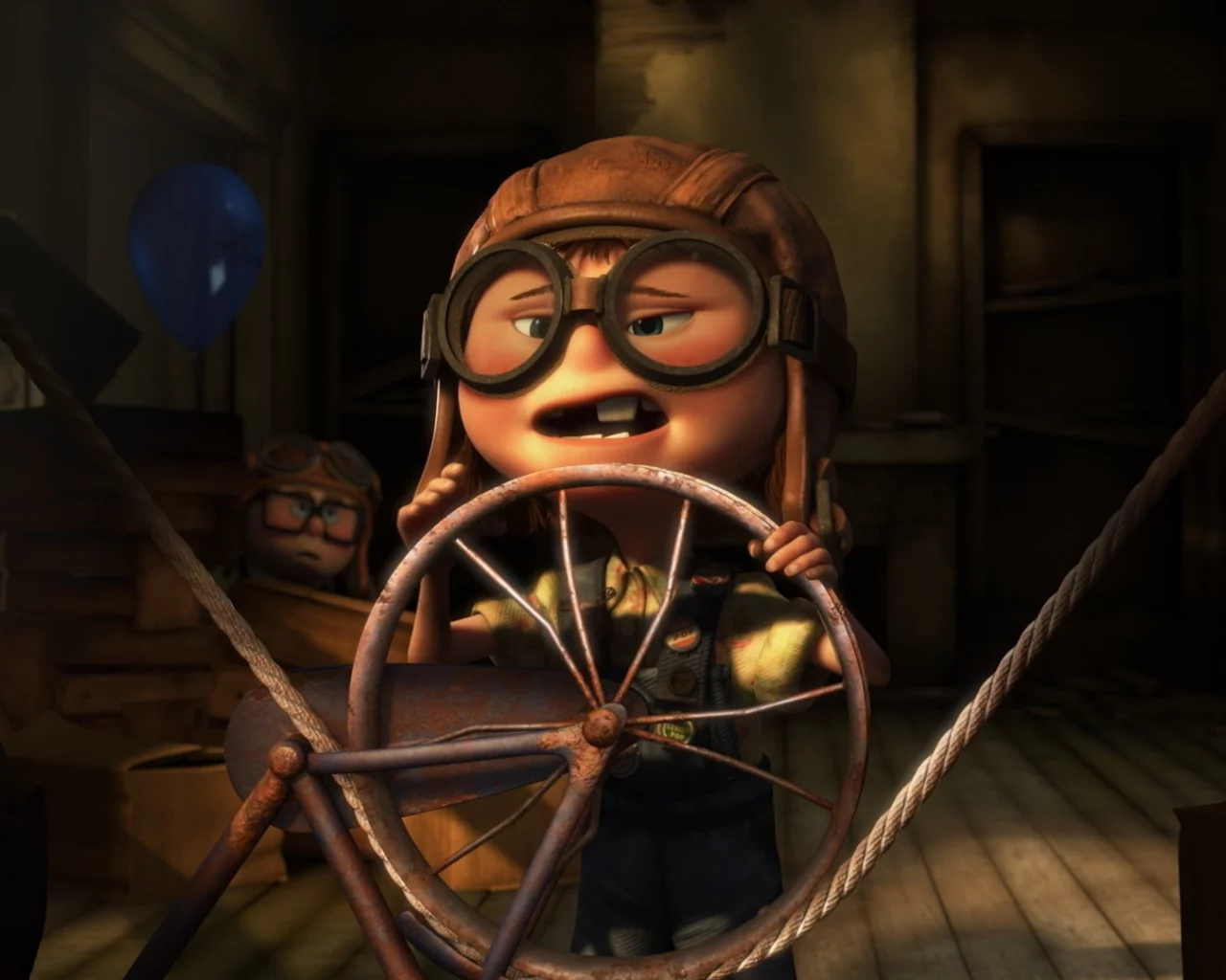 мультфильм, up, элли, pixar, вверх