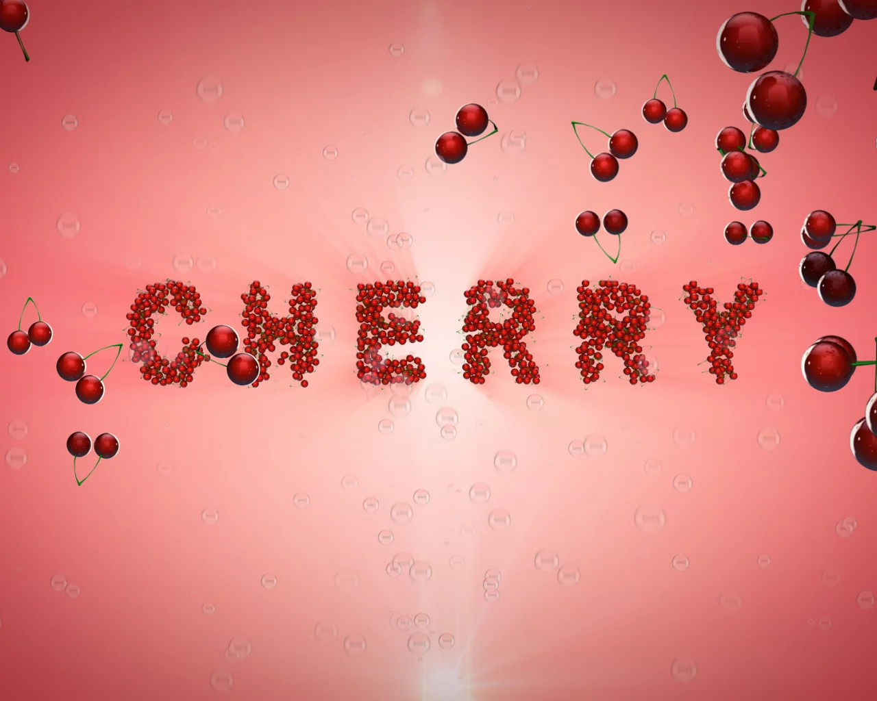 cherry, вишня, много