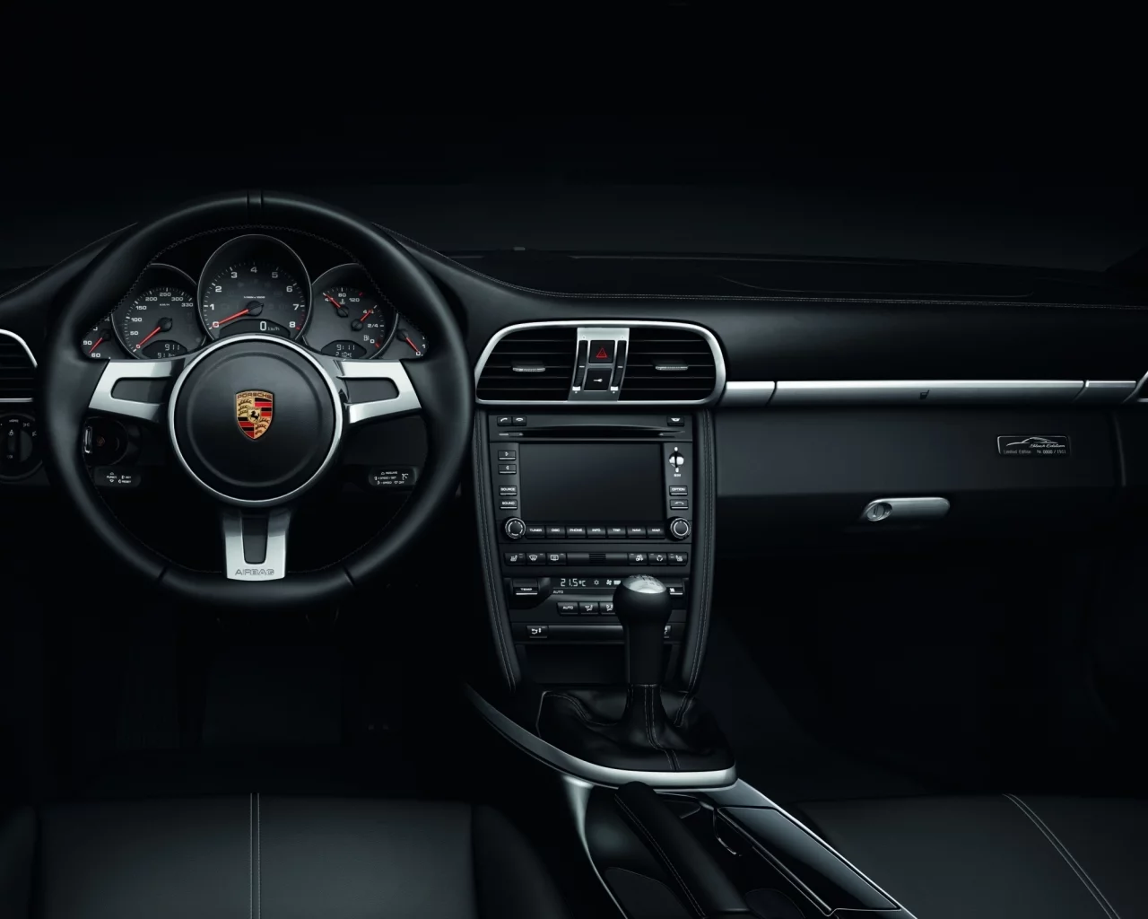 porsche, 2011, auto, black edition
