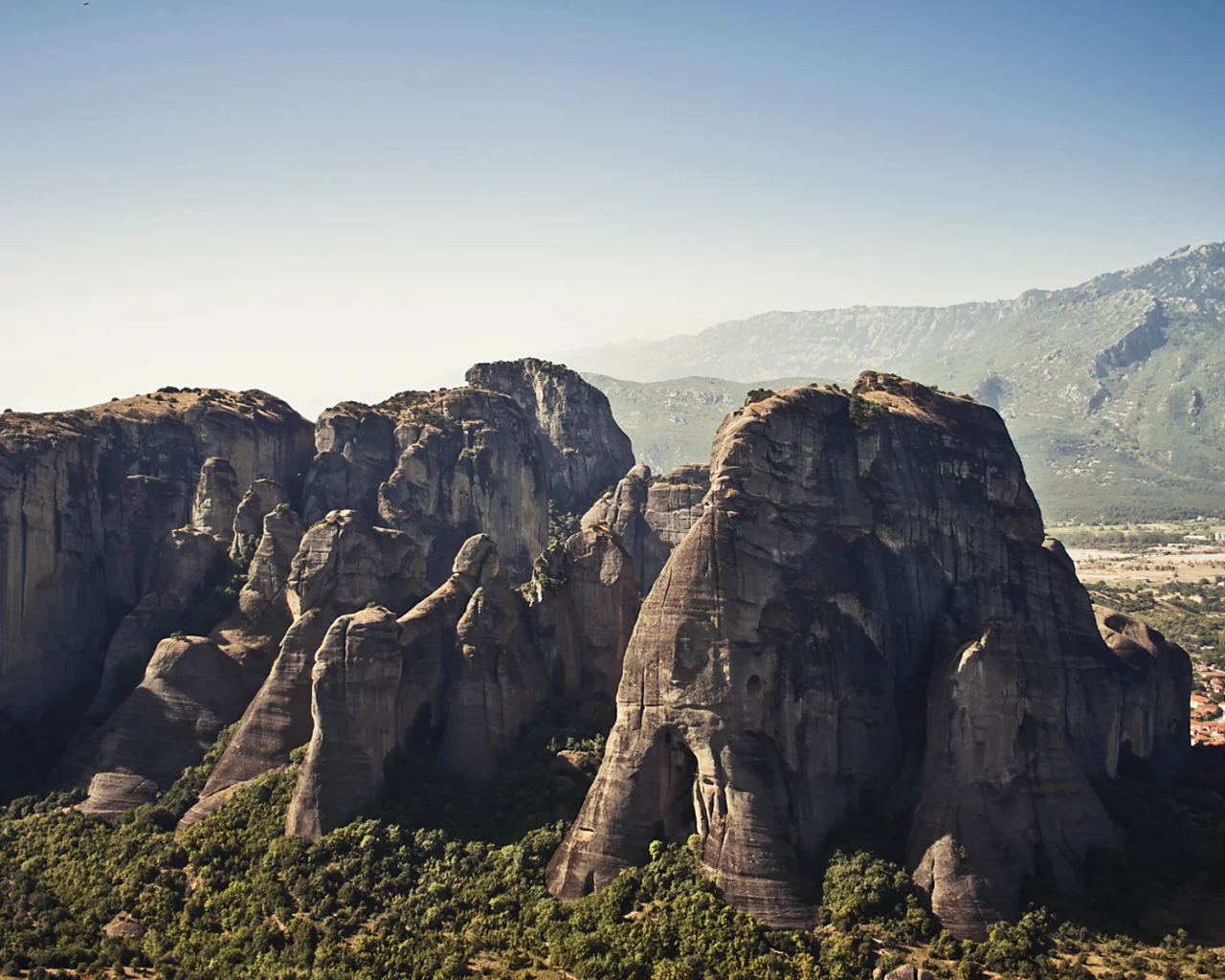 камни, meteora, скалы