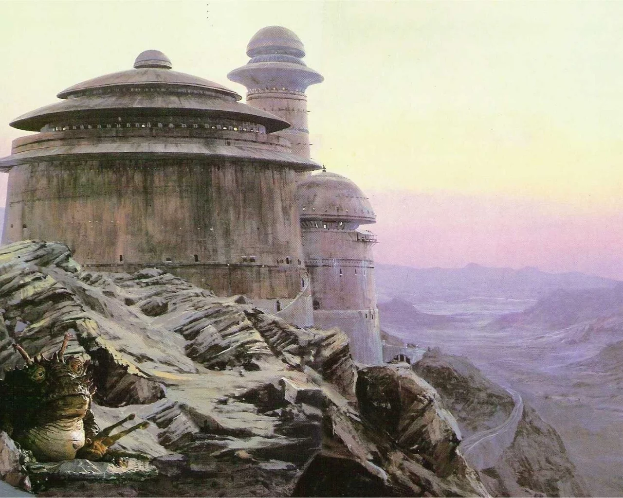 татуин, star wars, крепость, джаба, пустыня, горы