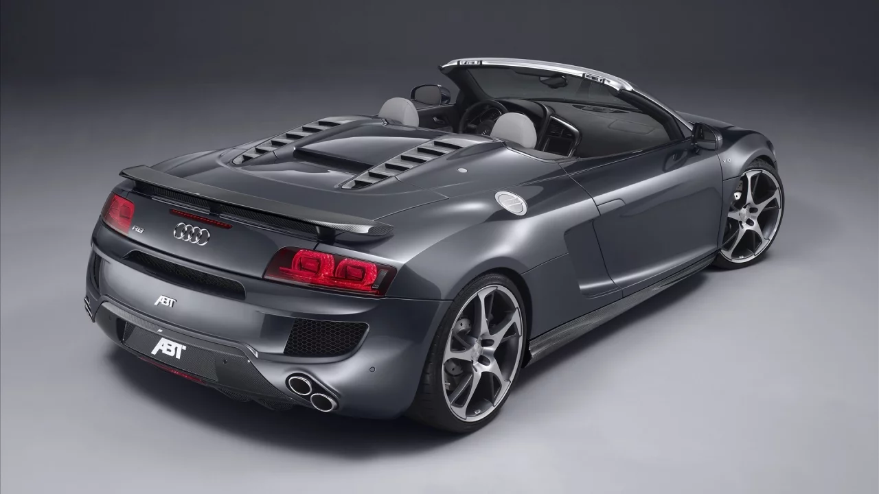 r8 spyder, abt, audi