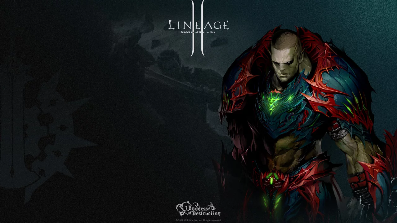линейка, awakening, пробуждение, goddess of destruction, orc, орк, богиня разрушения, tyrr warrior, парень, воин, lineage 2