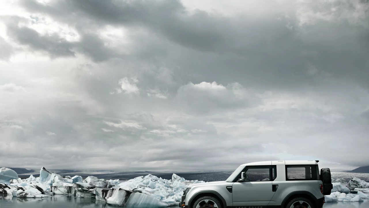океан, концепт-кар, лед, uk, небо, ленд ровер, dc100, land rover