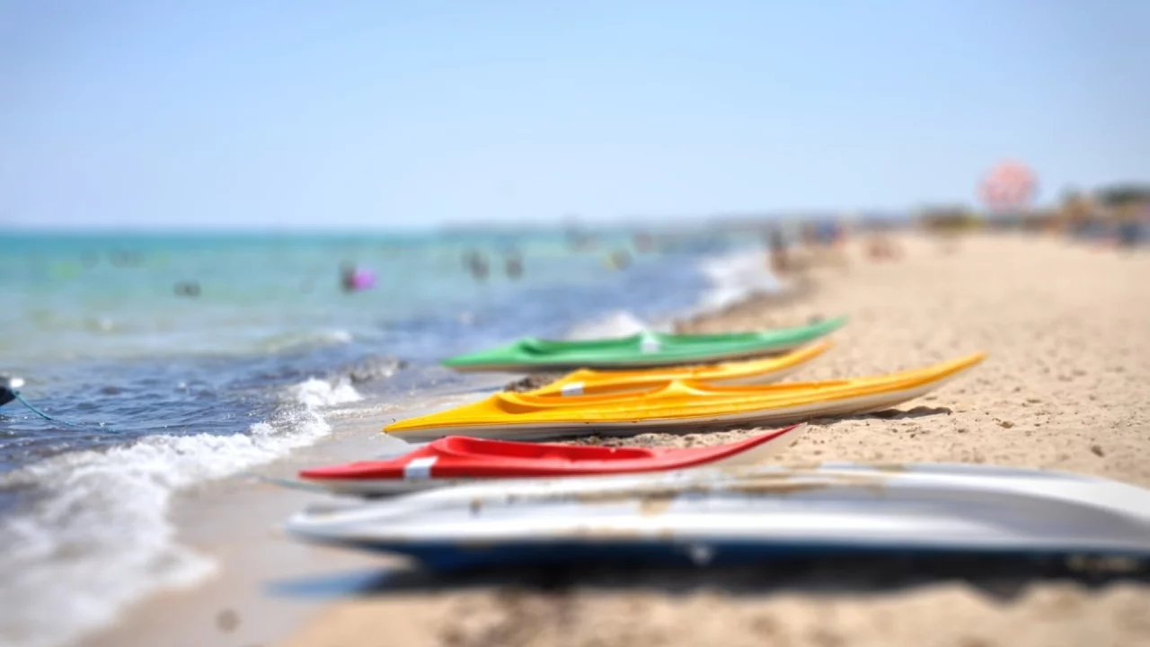 море, тунис, побережье, tilt-shift, пляж