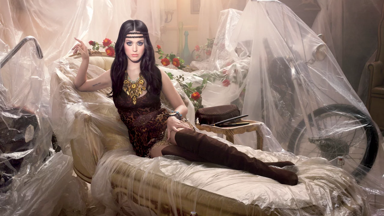 полиэтилен, певица, katy perry, целлофан, брюнетка, кэти перри