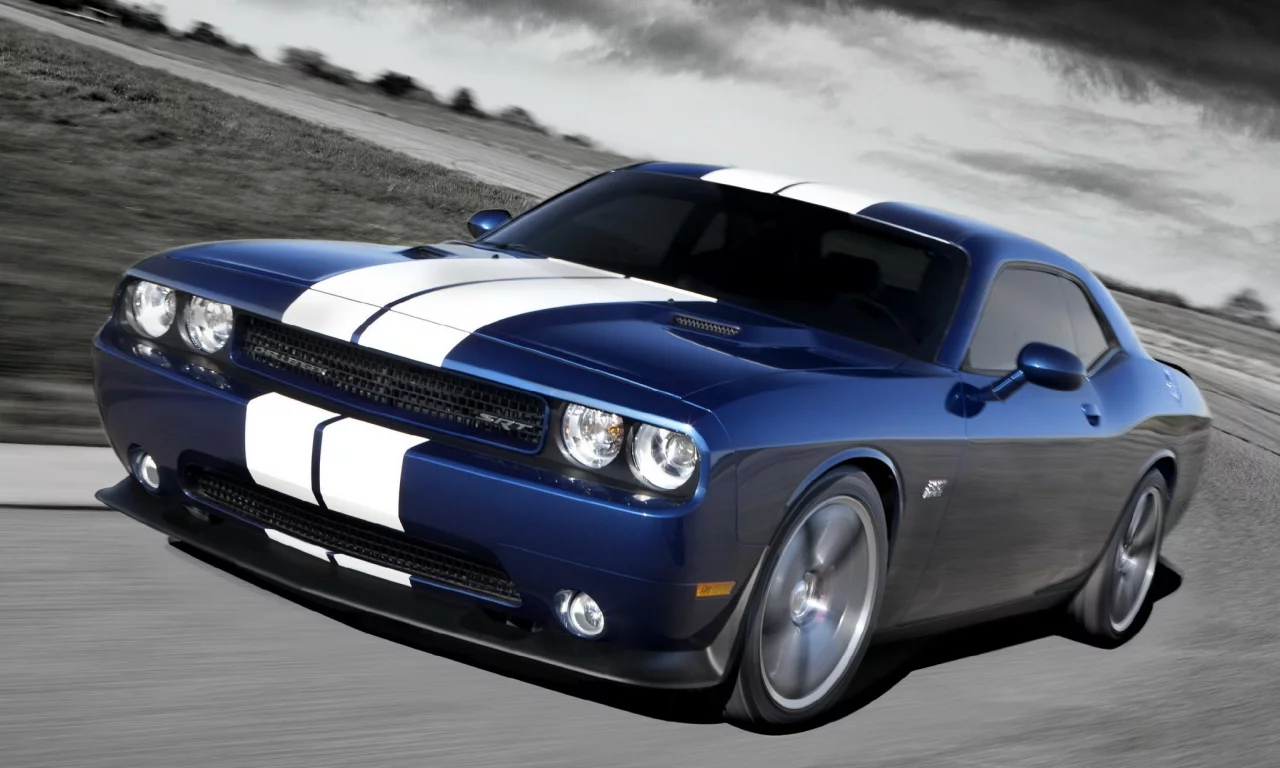 передняя часть, inaugural edition, blue, dodge, srt8, challenger, 392
