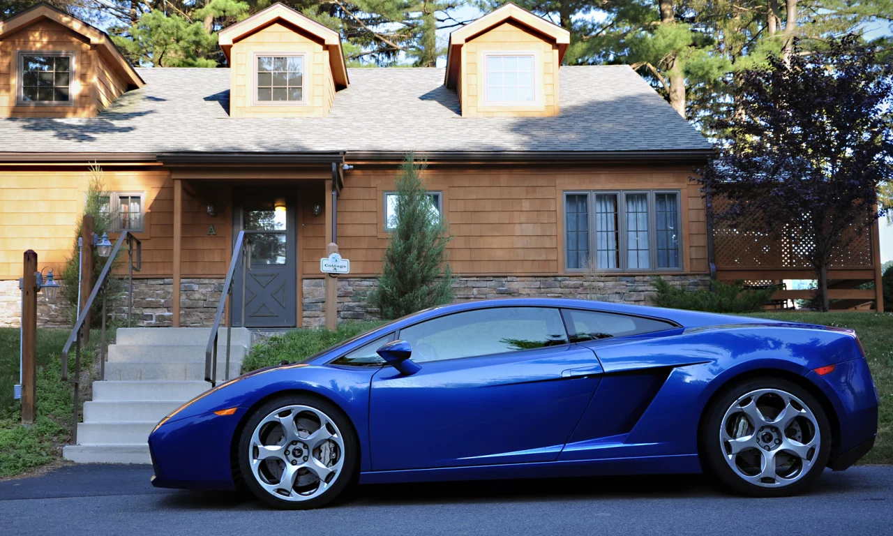 lamborghini, дом, диски, синяя, галардо, ламборджини