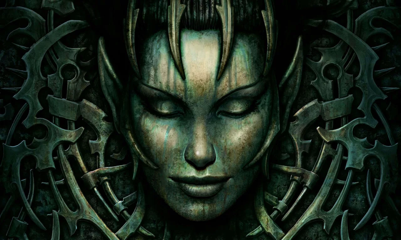камень, spellforce, узор, эльф, 2, лицо