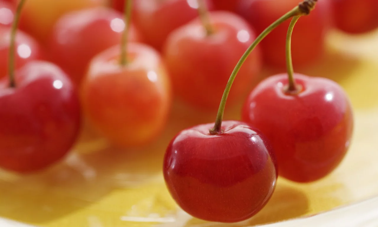 вишни, cherry, вишня, макро