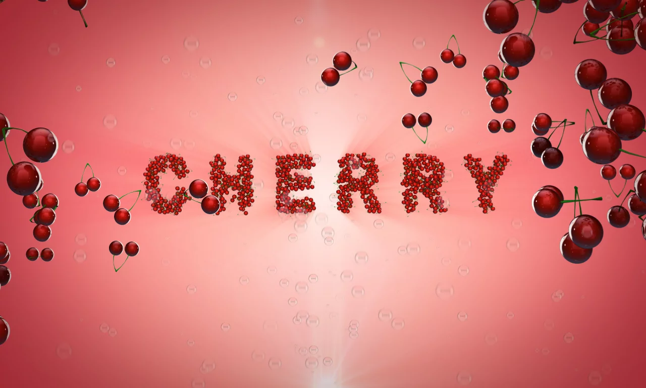 cherry, вишня, много