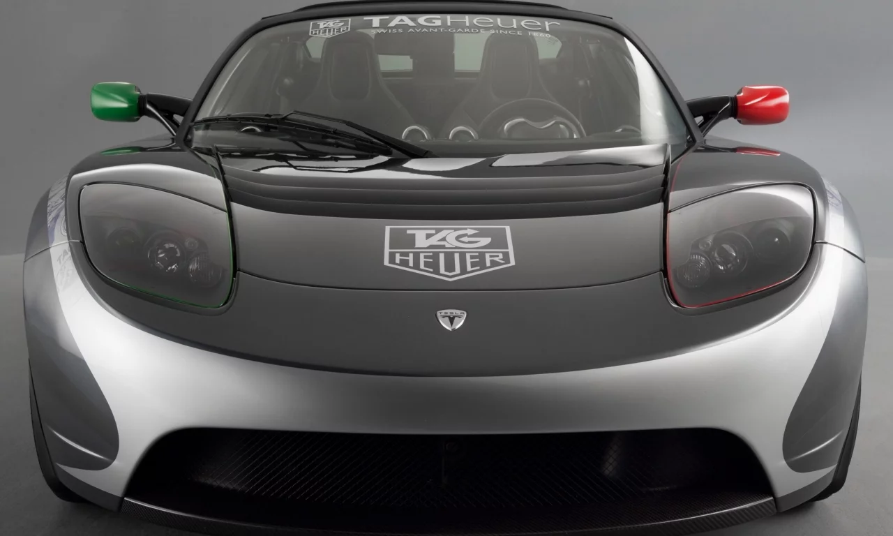 roadster tag heuer5, tesla, серый