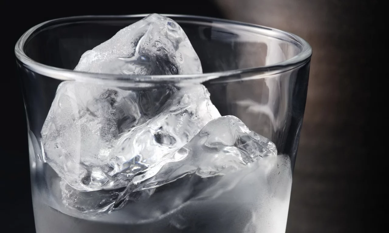 вода, ice, стакан, лед