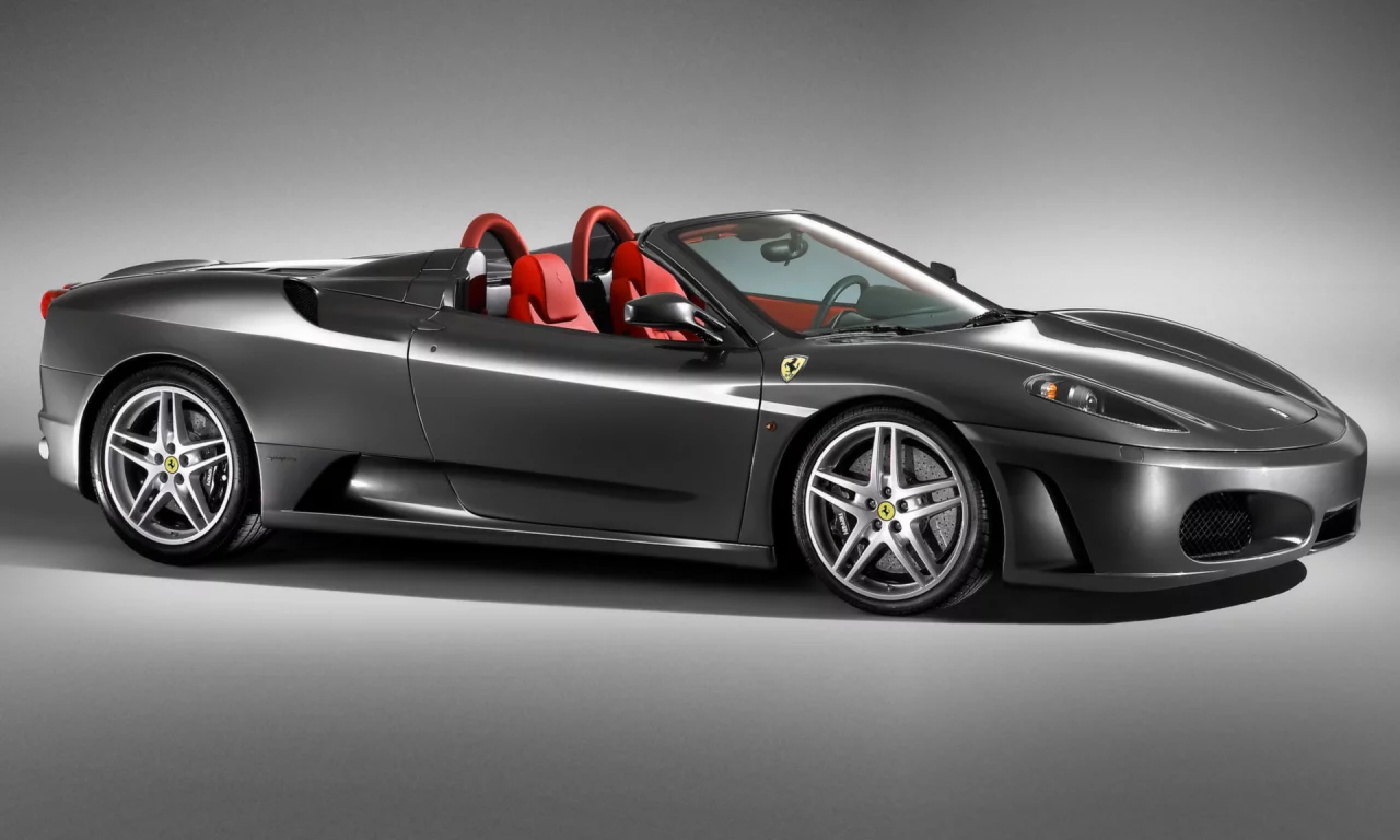 серого цвета, машына, ferrari