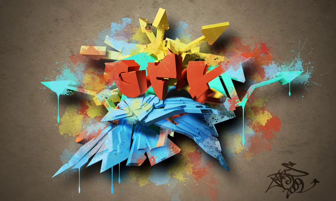 краски, splattergraf, граффити