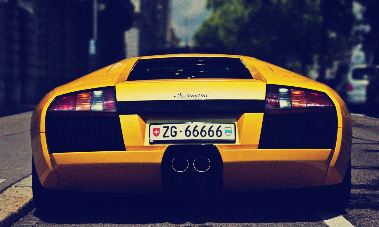 номер, lamborghini, murcielago