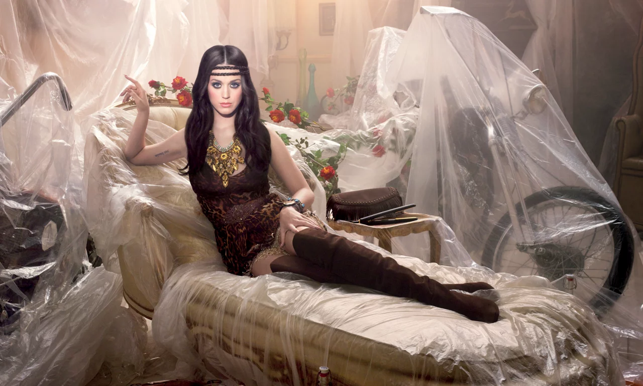 полиэтилен, певица, katy perry, целлофан, брюнетка, кэти перри