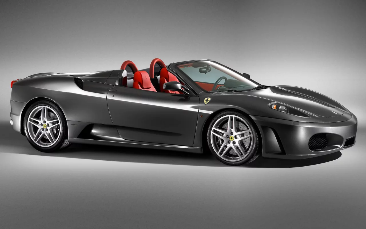 серого цвета, машына, ferrari