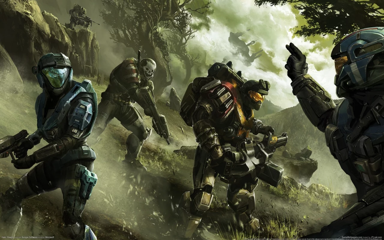 жест, солдаты, halo, spartan, рич, хало, оружие, reach, команда, спартанцы, коммандир