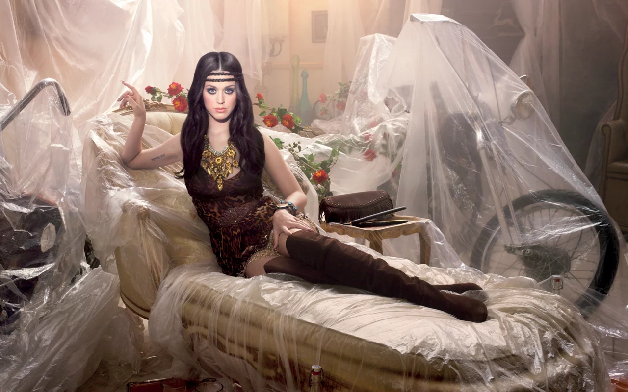 полиэтилен, певица, katy perry, целлофан, брюнетка, кэти перри