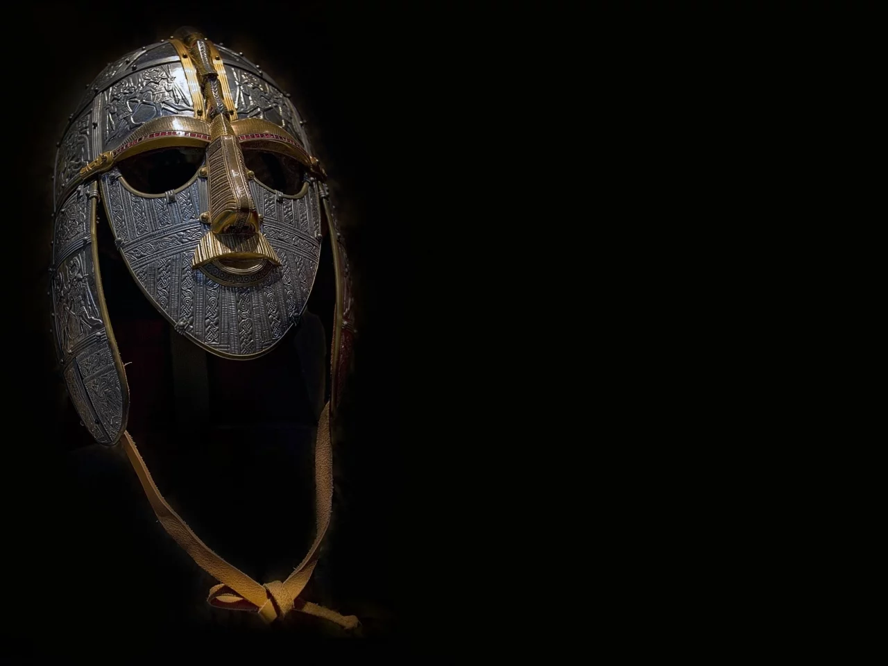 маска, железо, sutton hoo, шлем, чеканка, саттон-ху