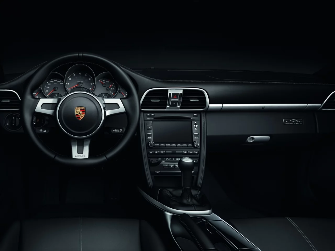 porsche, 2011, auto, black edition