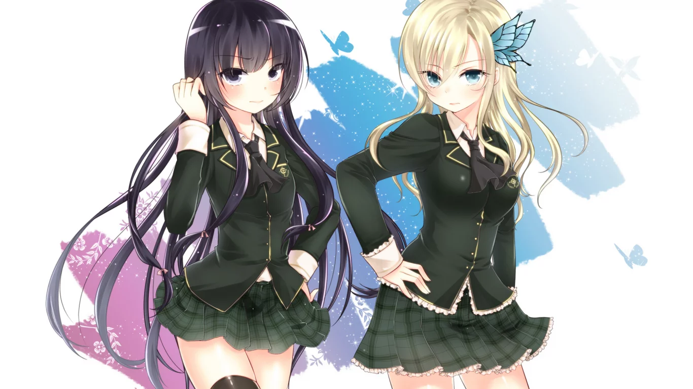 девушки, школьная форма, взгляд, boku wa tomodachi ga sukunai