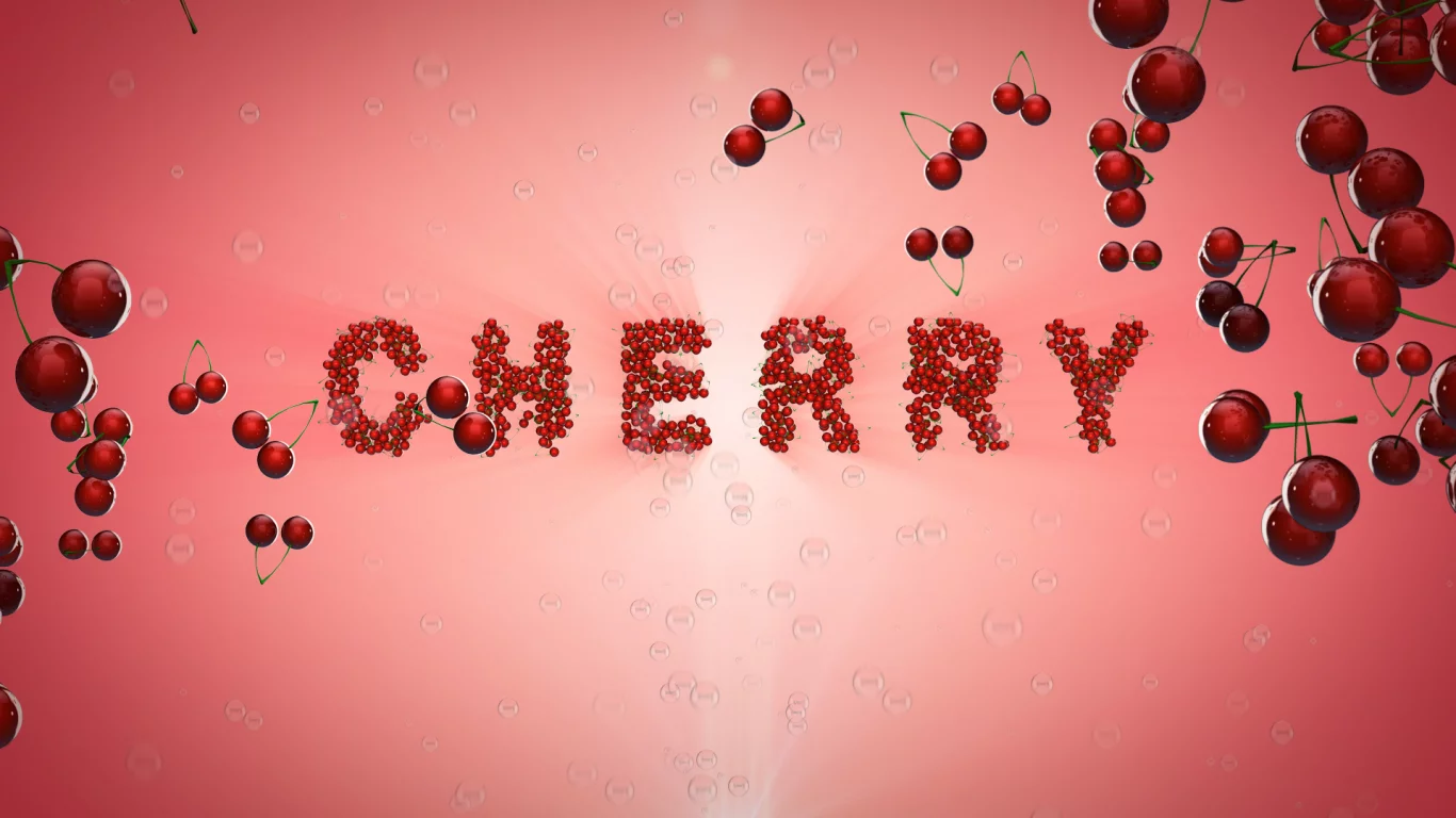 cherry, вишня, много