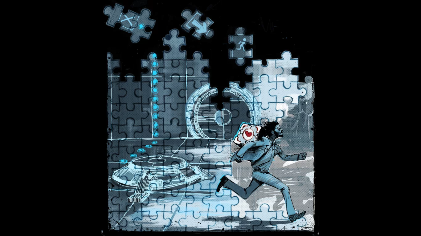 puzzles, cube, doctor, portal 2