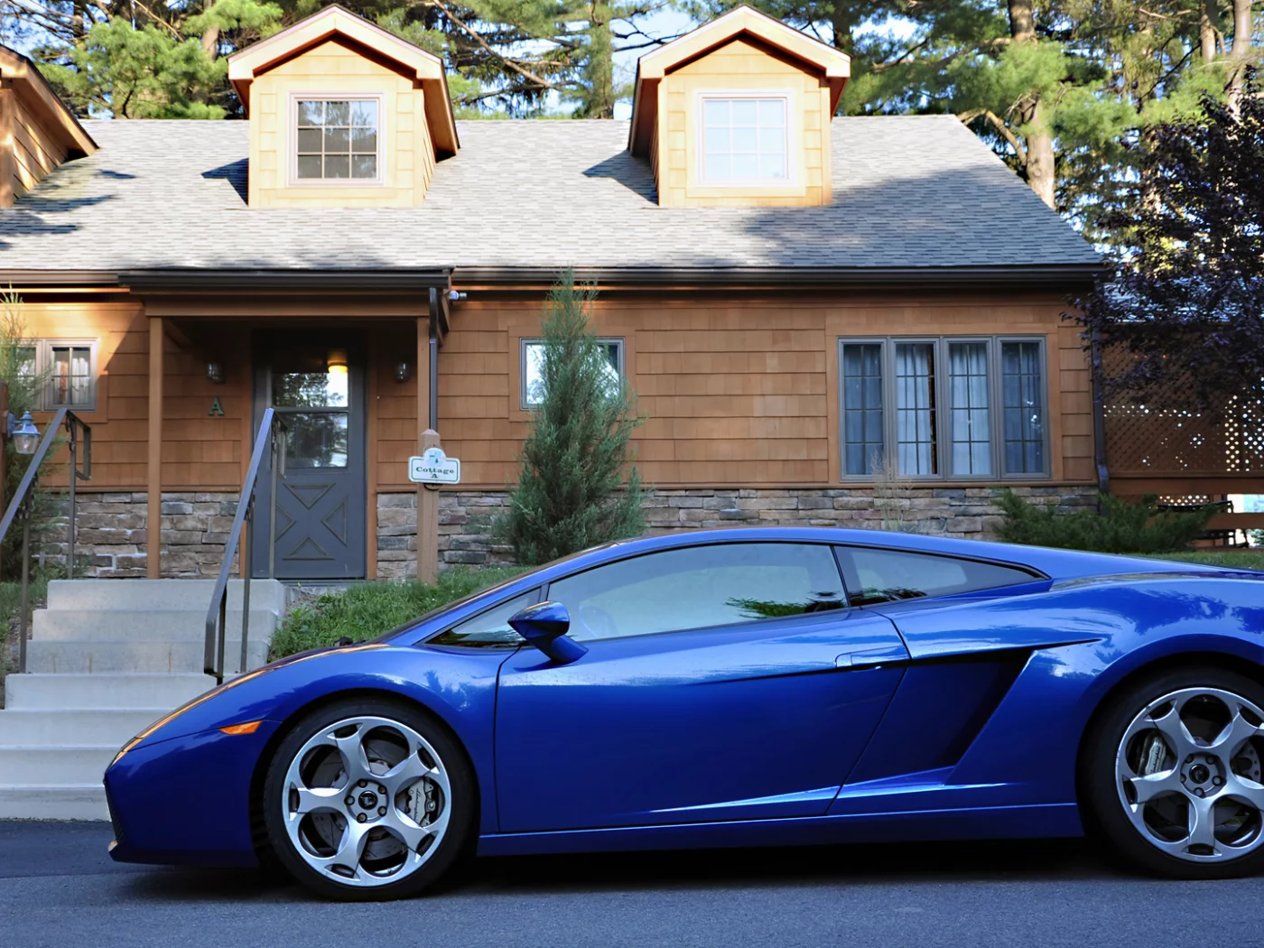 lamborghini, дом, диски, синяя, галардо, ламборджини